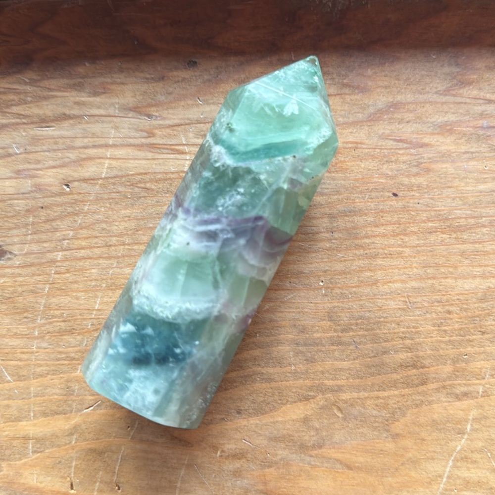 Fluorite Rainbow Tower Crystal